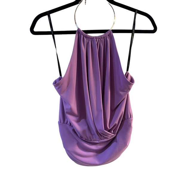 Marciano purple halter top size M - Picture 2 of 7